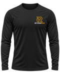 BitcoinRun Founding Edition black technical long sleeve front