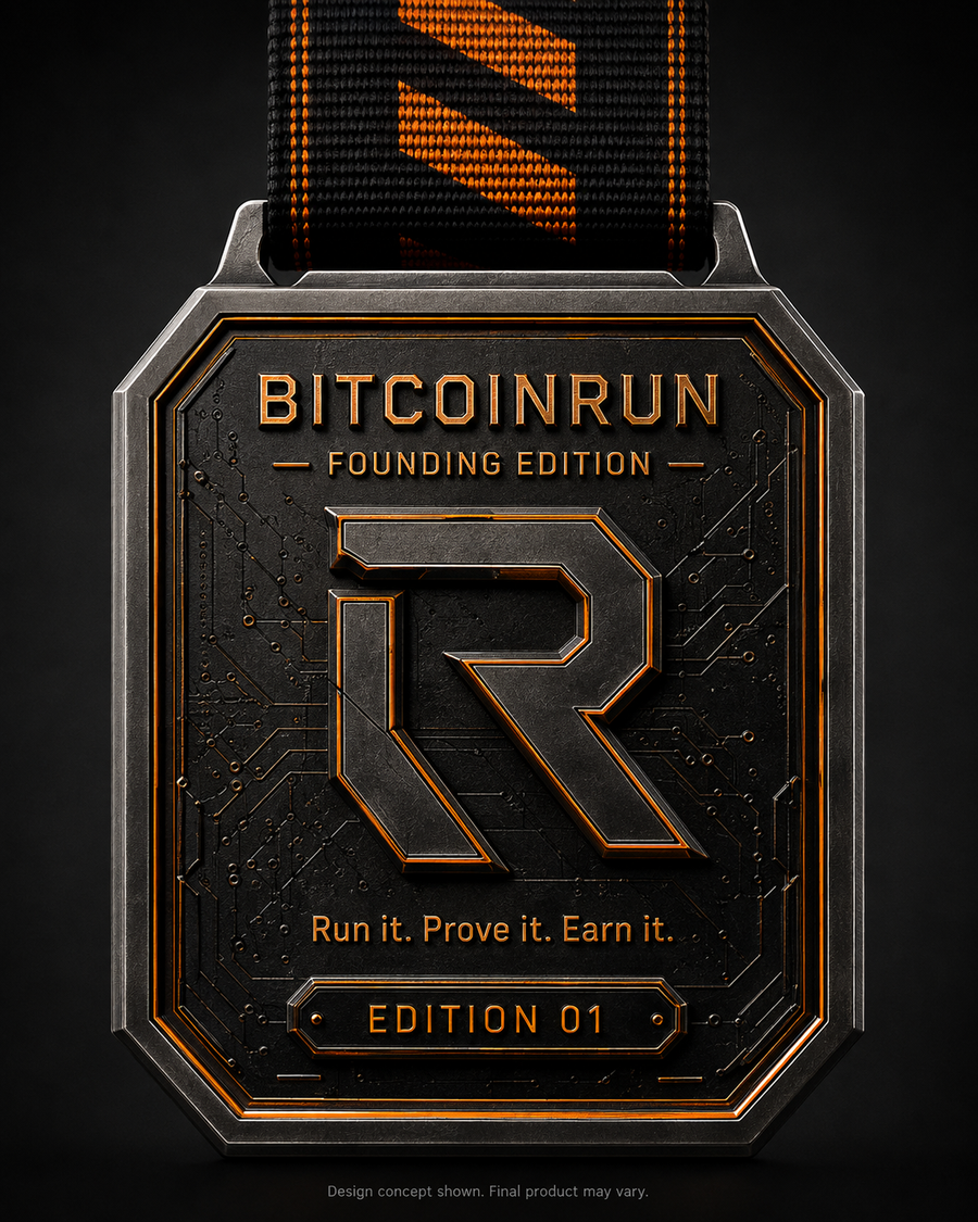 BitcoinRun Founding Edition Collectible Medal